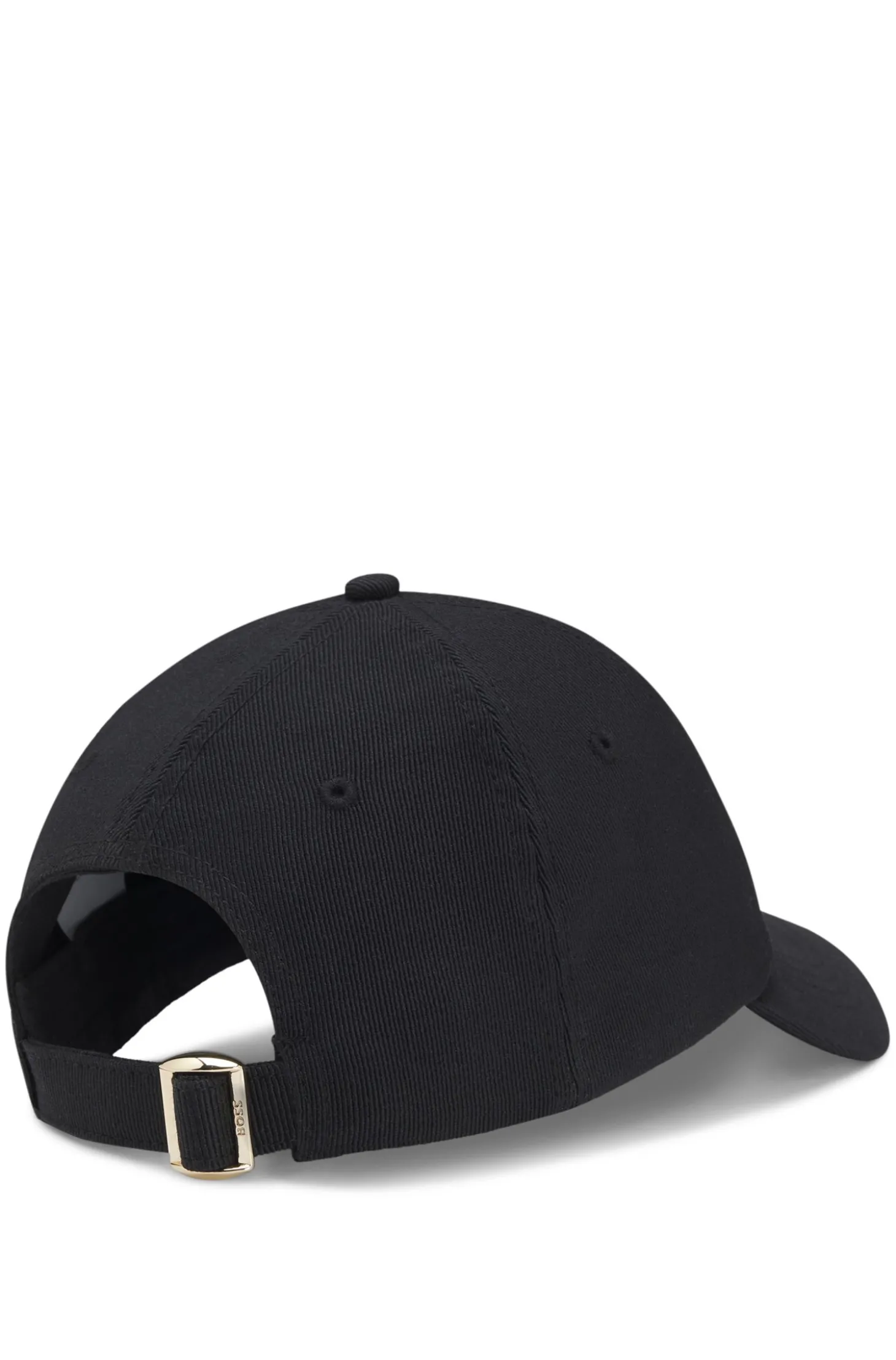 Cap aus Baumwoll-Mix mit Cordstruktur und Metall-Logo