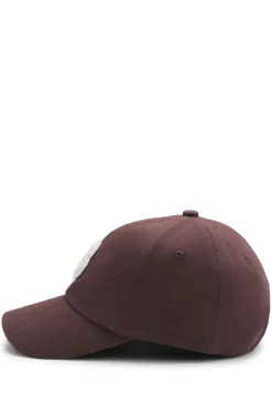 Cap aus Baumwoll-Twill mit geflochtenem Double-B-Monogramm