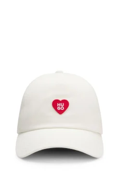 Cap aus Baumwoll-Twill mit Herz-Logo