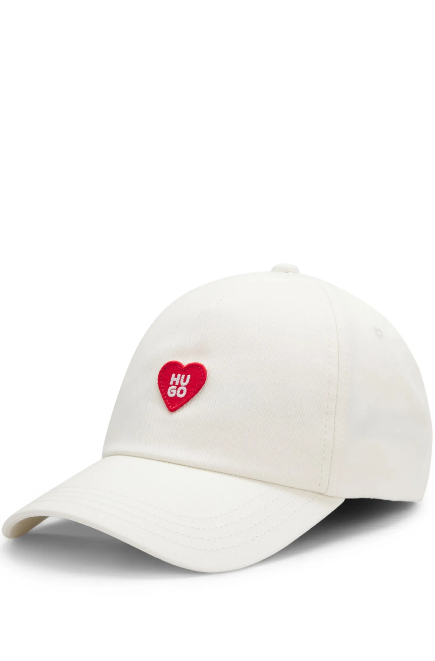Cap aus Baumwoll-Twill mit Herz-Logo