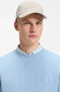 Cap aus Baumwoll-Twill mit Logo-Aufnäher