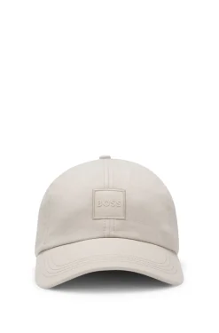 Cap aus Baumwoll-Twill mit Logo-Aufnäher