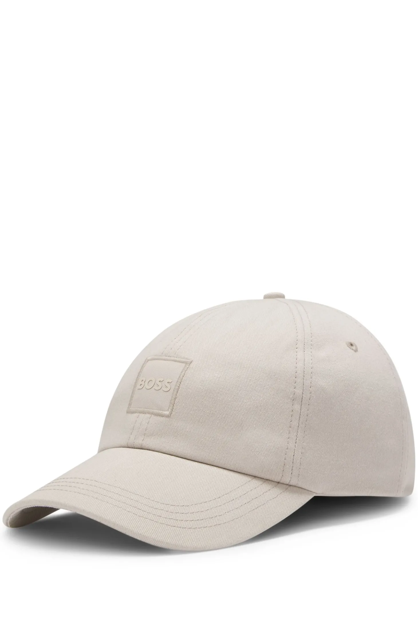Cap aus Baumwoll-Twill mit Logo-Aufnäher