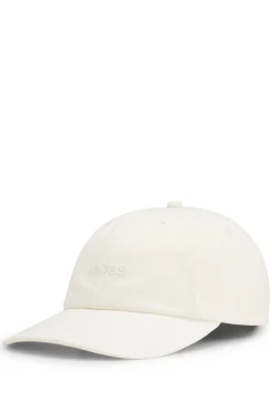 Cap aus Baumwoll-Twill mit Logo-Stickerei