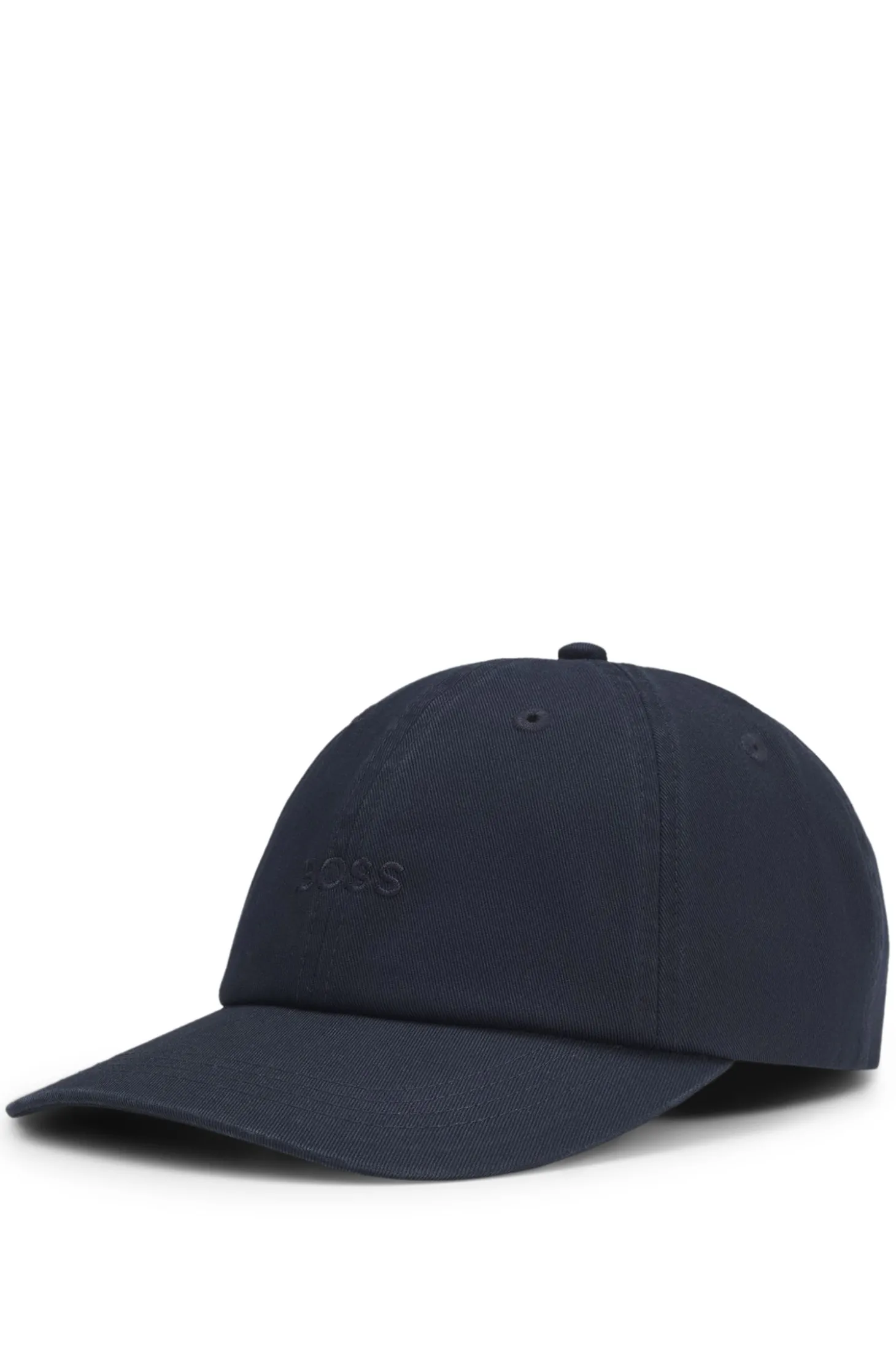 Cap aus Baumwoll-Twill mit Logo-Stickerei