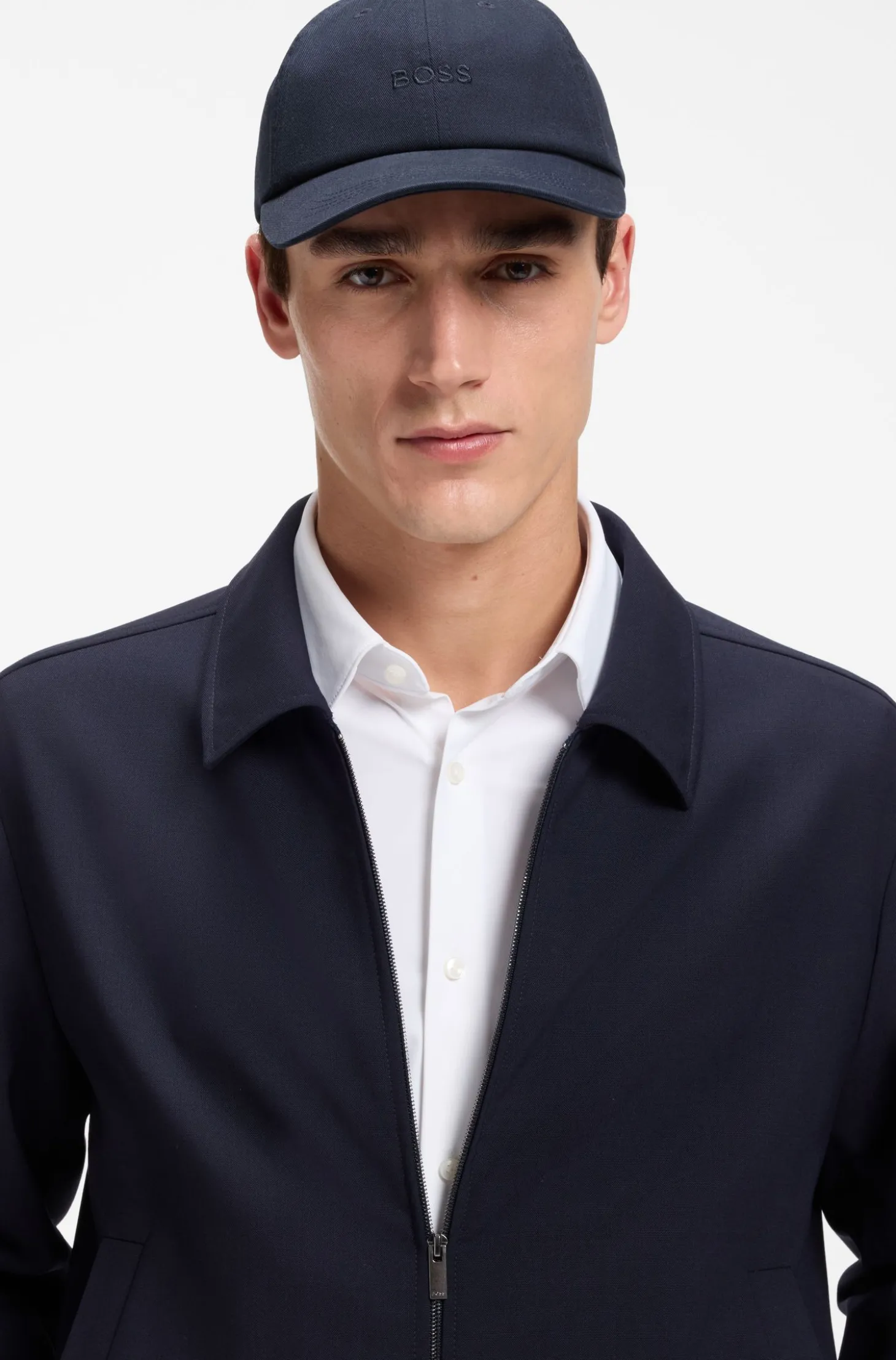 Cap aus Baumwoll-Twill mit Logo-Stickerei