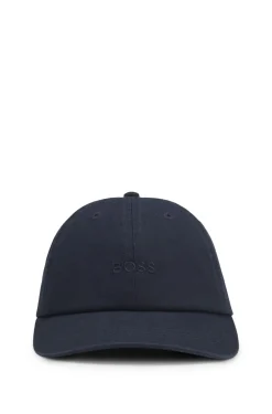 Cap aus Baumwoll-Twill mit Logo-Stickerei