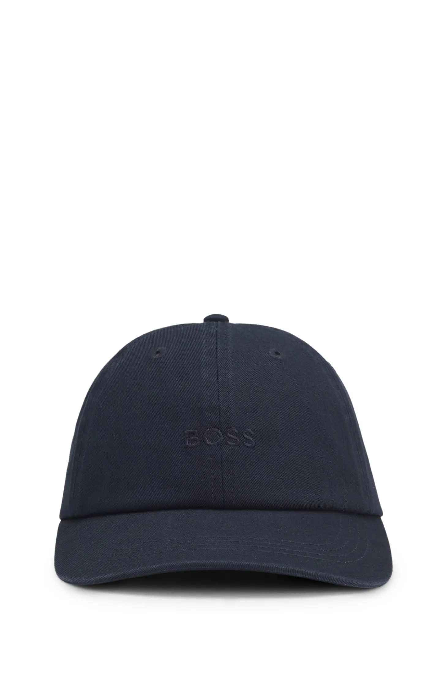 Cap aus Baumwoll-Twill mit Logo-Stickerei