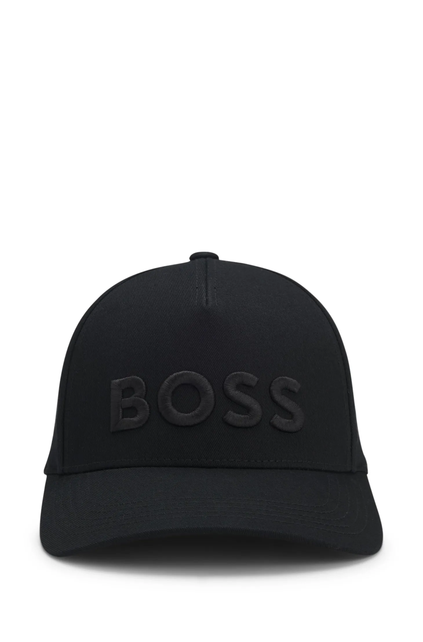 Cap aus Baumwoll-Twill mit Logo-Stickerei