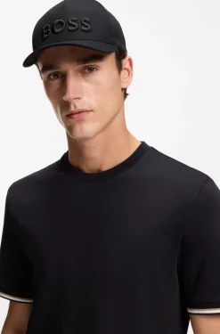 Cap aus Baumwoll-Twill mit Logo-Stickerei