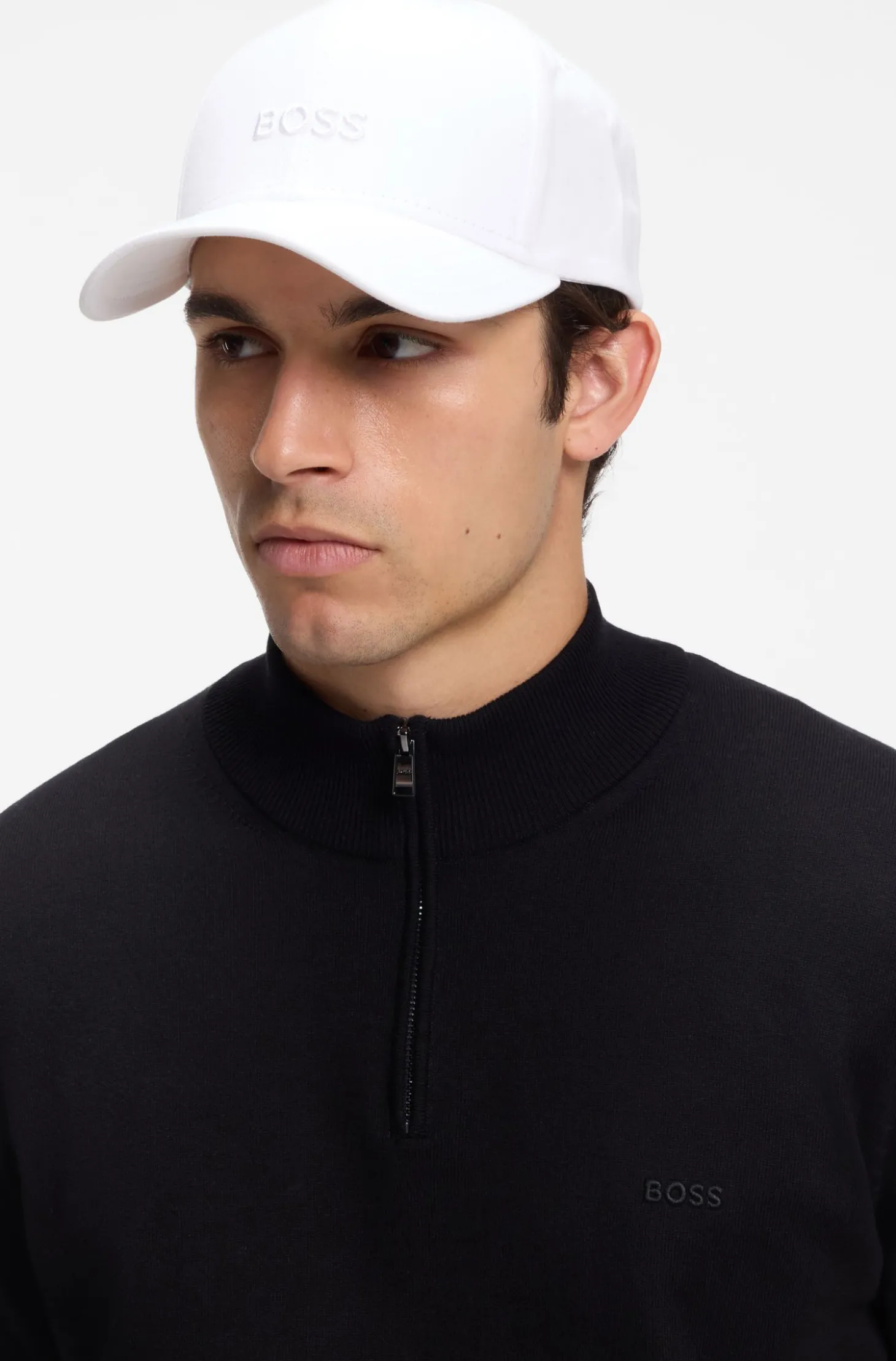 Cap aus Baumwoll-Twill mit Logo-Stickerei