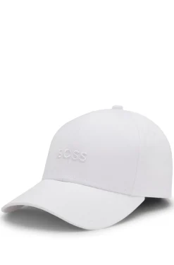 Cap aus Baumwoll-Twill mit Logo-Stickerei