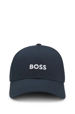 Cap aus Baumwoll-Twill mit Logo-Stickerei