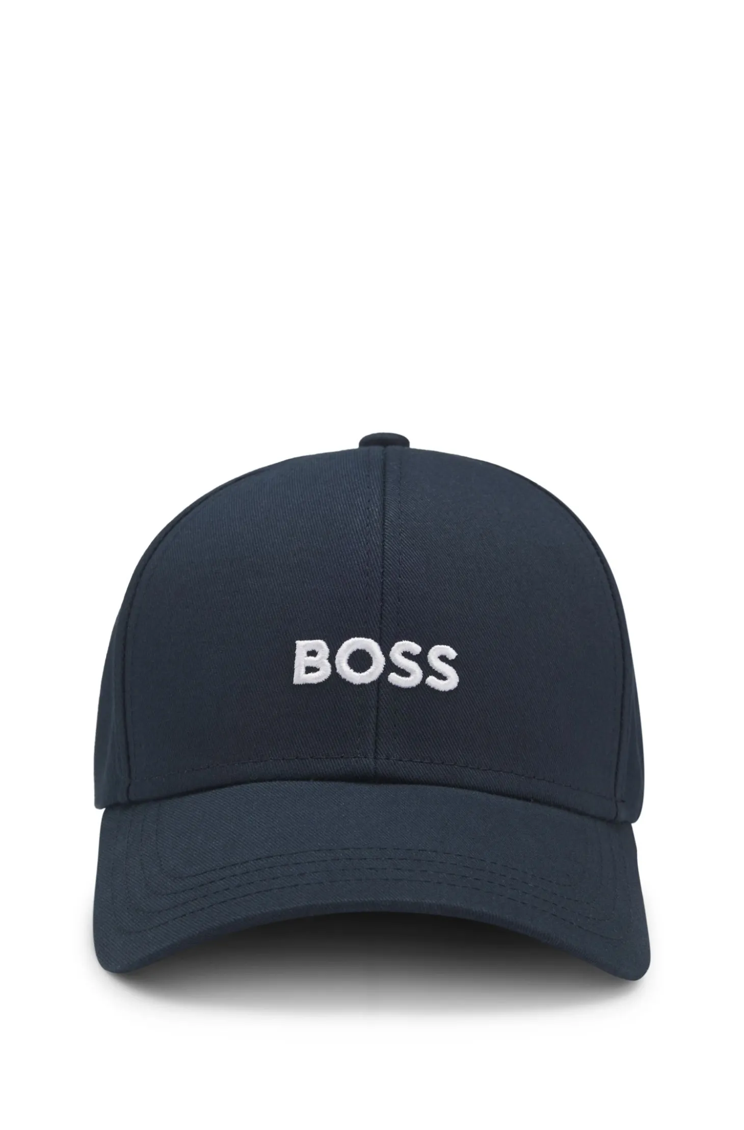 Cap aus Baumwoll-Twill mit Logo-Stickerei