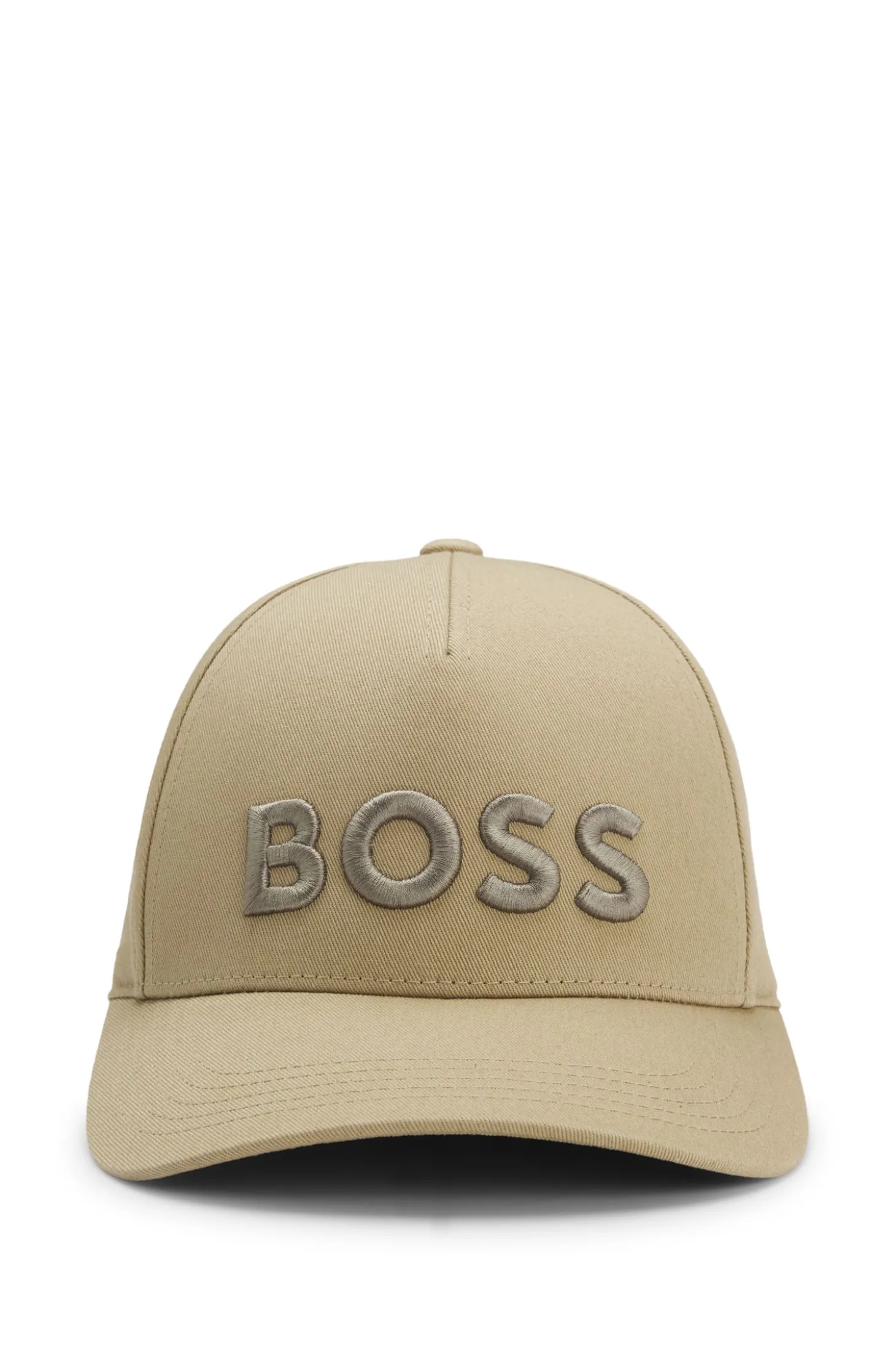 Cap aus Baumwoll-Twill mit Logo-Stickerei