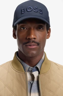 Cap aus Baumwoll-Twill mit Logo-Stickerei