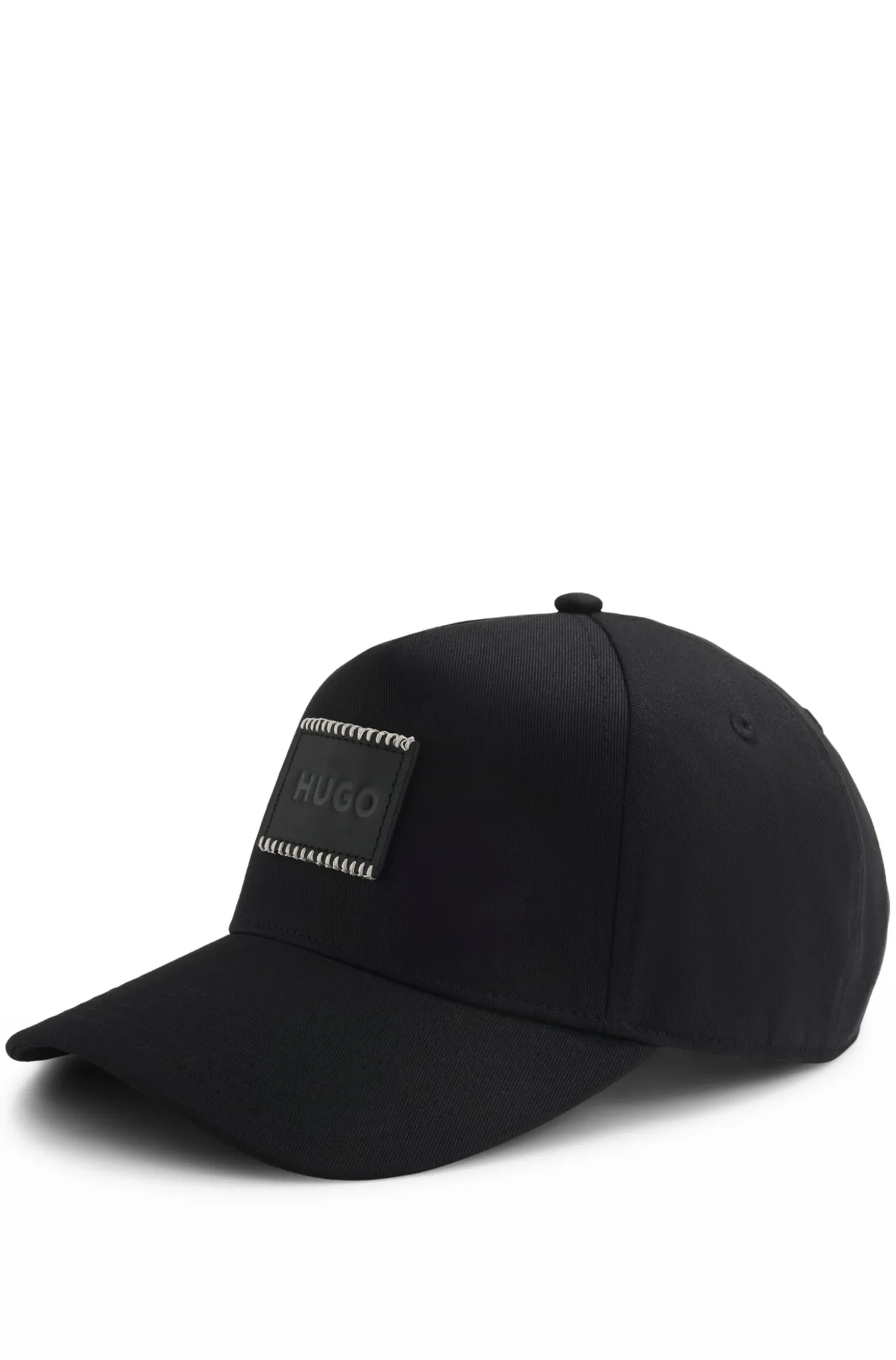 Cap aus Baumwoll-Twill mit Logo-Aufnäher