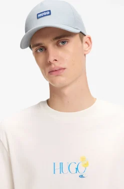 Cap aus Baumwoll-Twill mit Logo-Aufnäher
