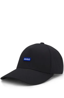 Cap aus Baumwoll-Twill mit Logo-Aufnäher