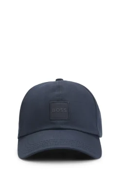Cap aus Baumwoll-Twill mit Logo-Aufnäher