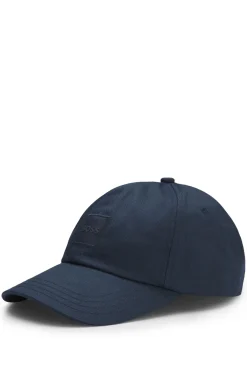 Cap aus Baumwoll-Twill mit Logo-Aufnäher