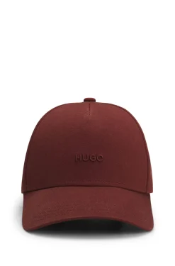 Cap aus Baumwoll-Twill mit Logo-Stickerei