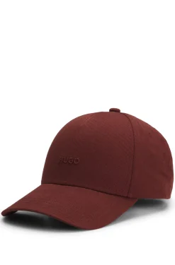 Cap aus Baumwoll-Twill mit Logo-Stickerei