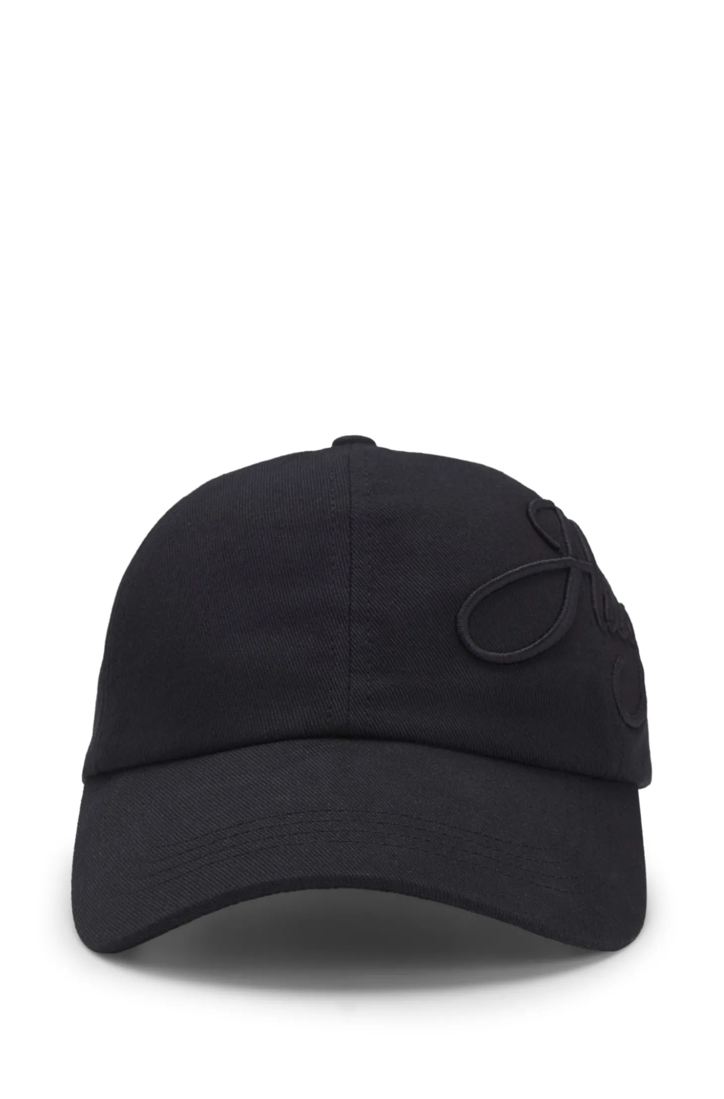 Cap aus Baumwoll-Twill mit Logo-Stickerei
