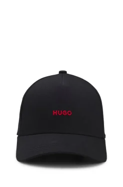Cap aus Baumwoll-Twill mit Logo-Stickerei