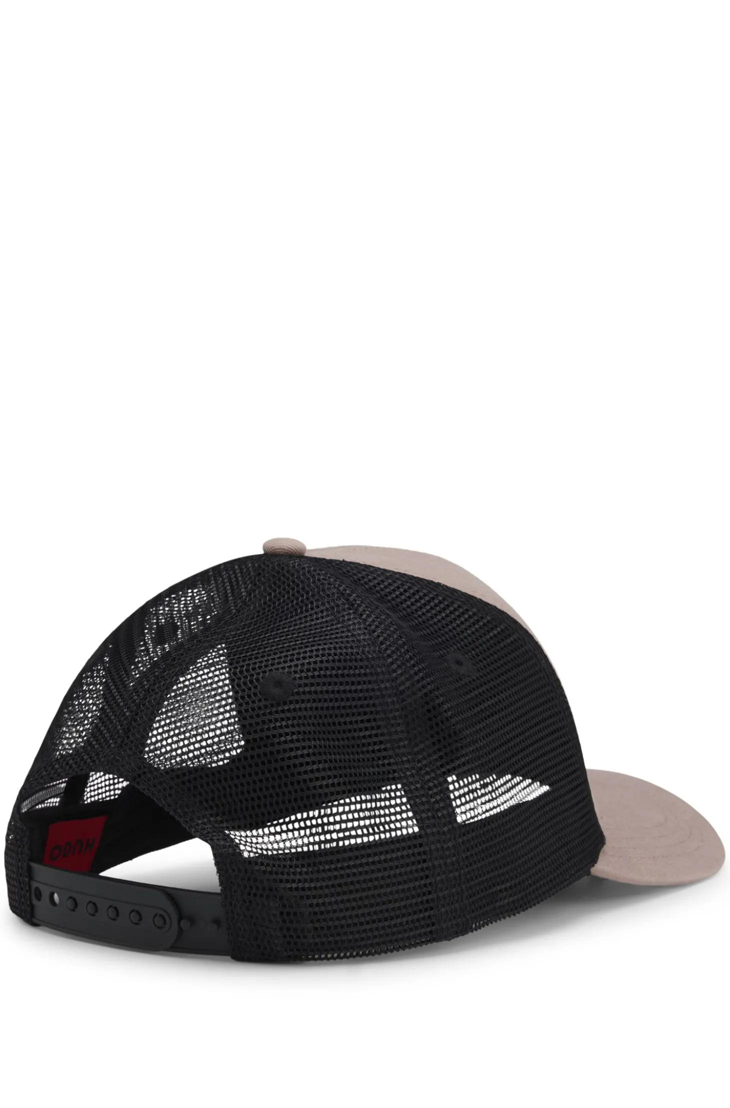 Cap aus Baumwoll-Twill mit Mesh-Einsätzen