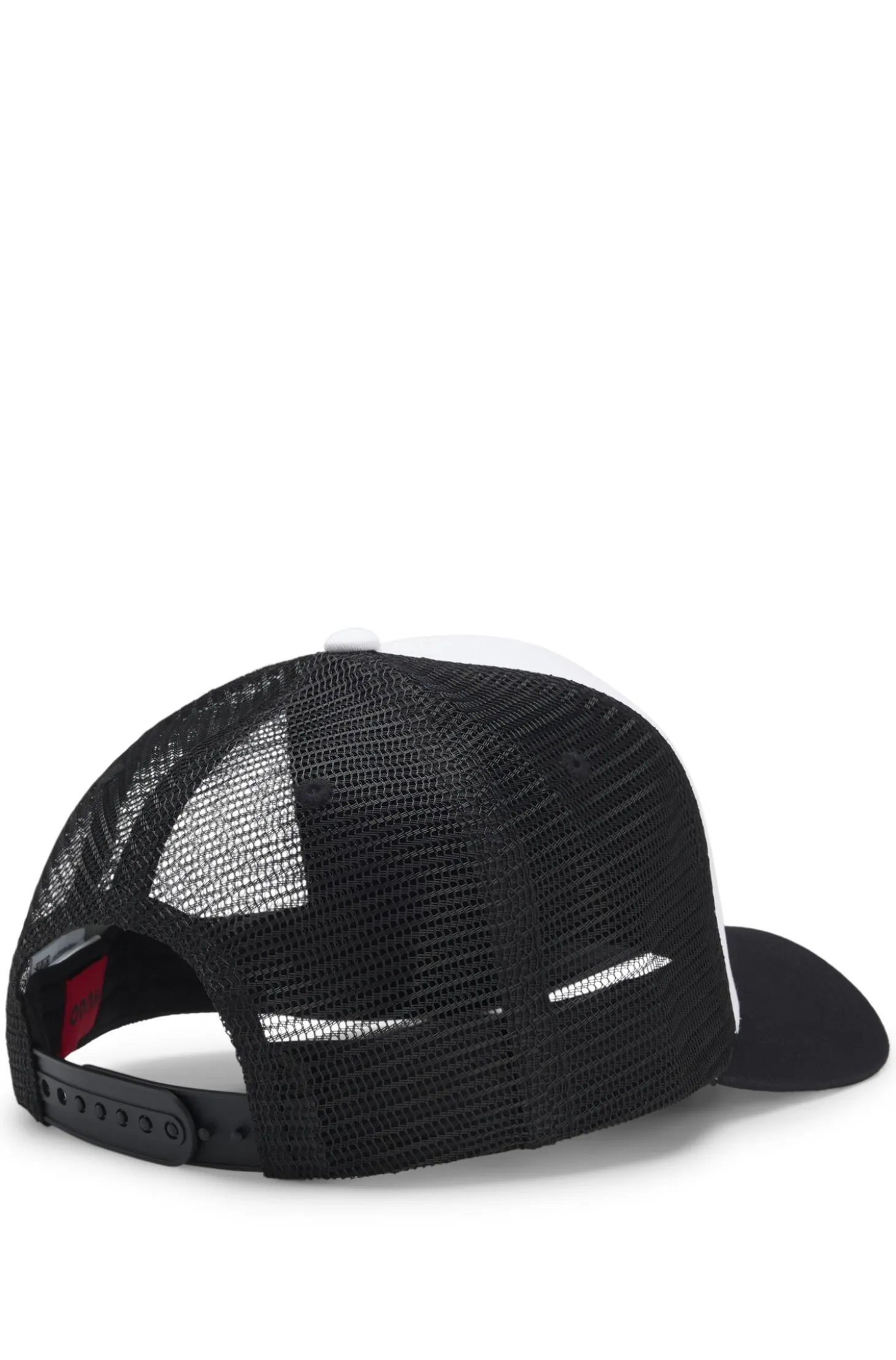 Cap aus Baumwoll-Twill mit Mesh-Einsätzen