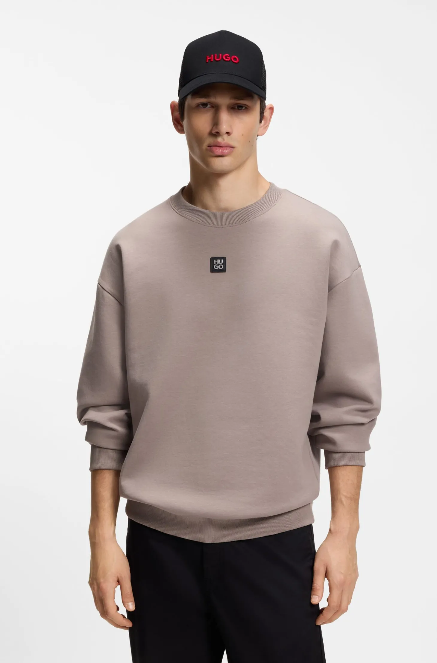 Cap aus Baumwoll-Twill mit Mesh-Einsätzen