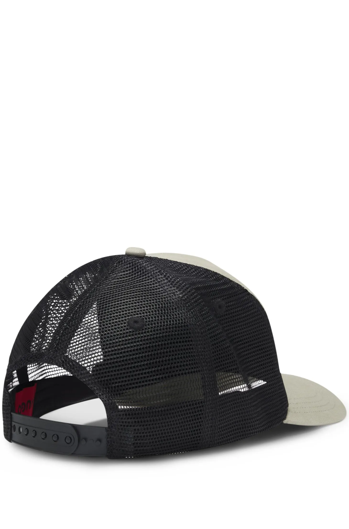 Cap aus Baumwoll-Twill mit Mesh-Einsätzen