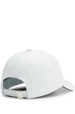 Cap aus Baumwoll-Twill mit Metall-Logo