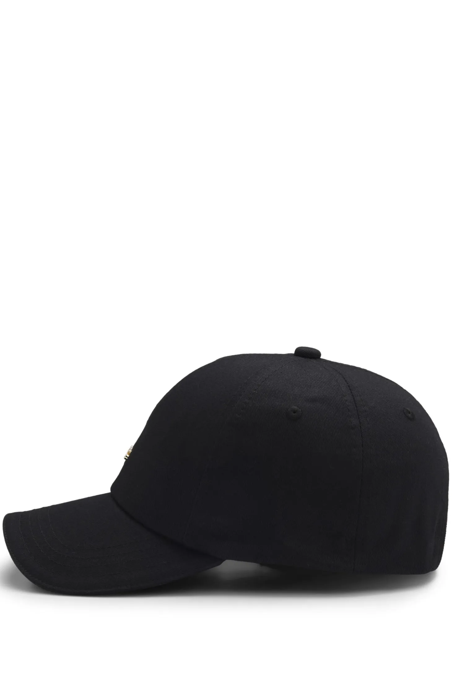 Cap aus Baumwoll-Twill mit Metall-Logo