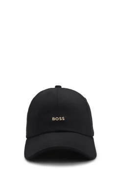 Cap aus Baumwoll-Twill mit Metall-Logo