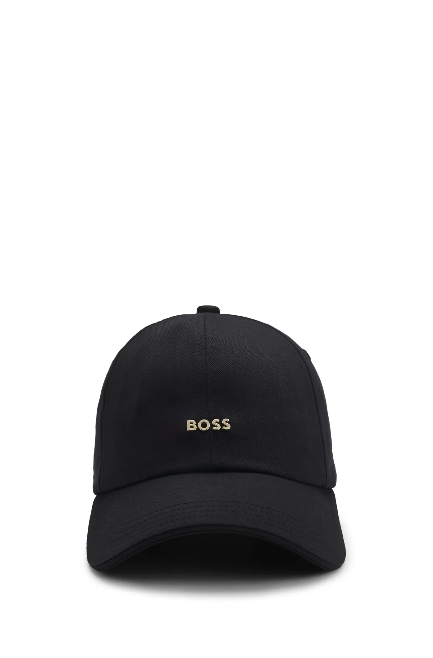 Cap aus Baumwoll-Twill mit Metall-Logo
