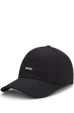 Cap aus Baumwoll-Twill mit Metall-Logo