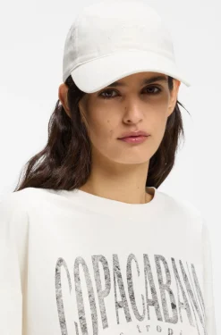 Cap aus Baumwoll-Twill mit Schriftzug-Logo