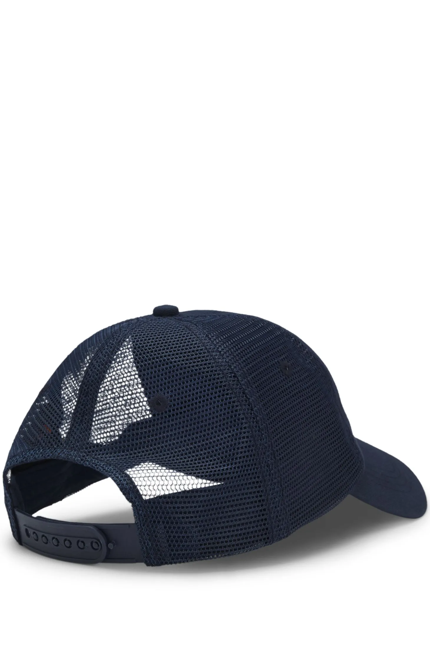Cap aus Baumwoll-Twill mit seitlichen Mesh-Einsätzen