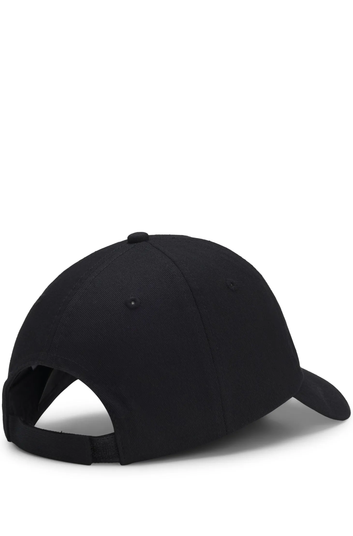 Cap aus Baumwoll-Twill mit Slogan-Stickerei