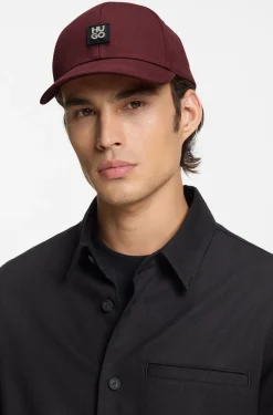 Cap aus Baumwoll-Twill mit Stack-Logo