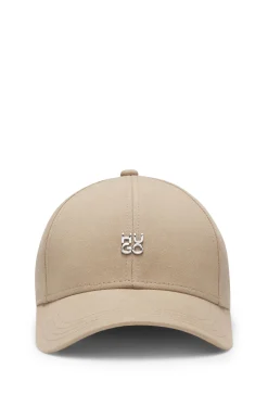 Cap aus Baumwoll-Twill mit Stack-Logo-Schriftzug