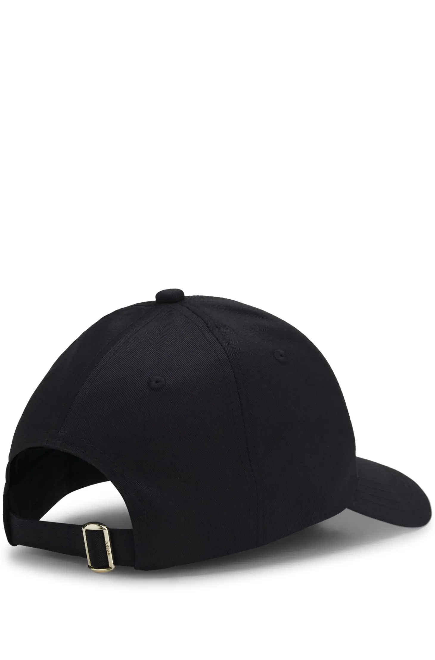 Cap aus Baumwoll-Twill mit tonaler Logo-Stickerei