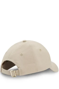 Cap aus Baumwoll-Twill mit tonaler Logo-Stickerei