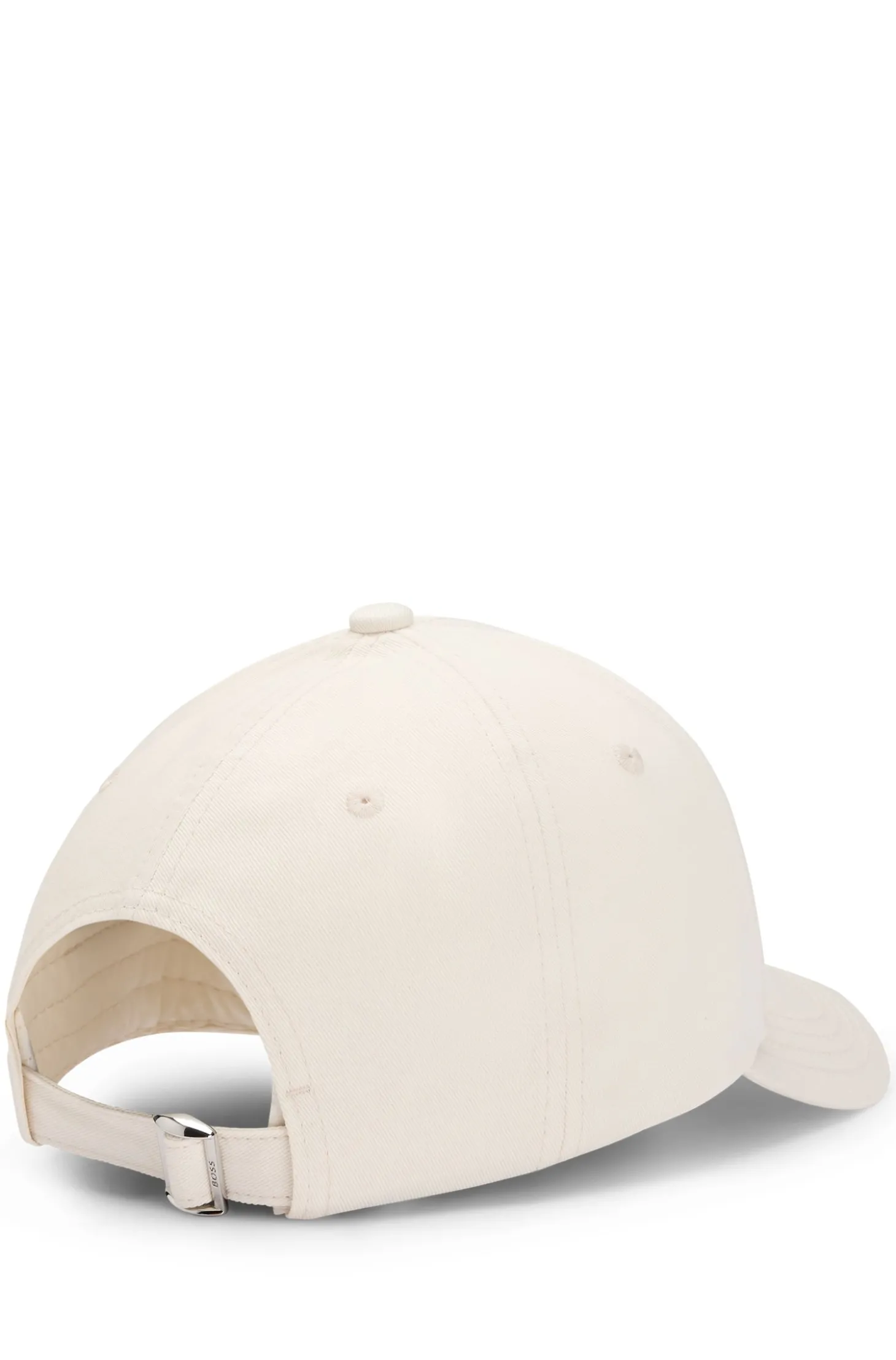 Cap aus Baumwoll-Twill mit tonaler Logo-Stickerei