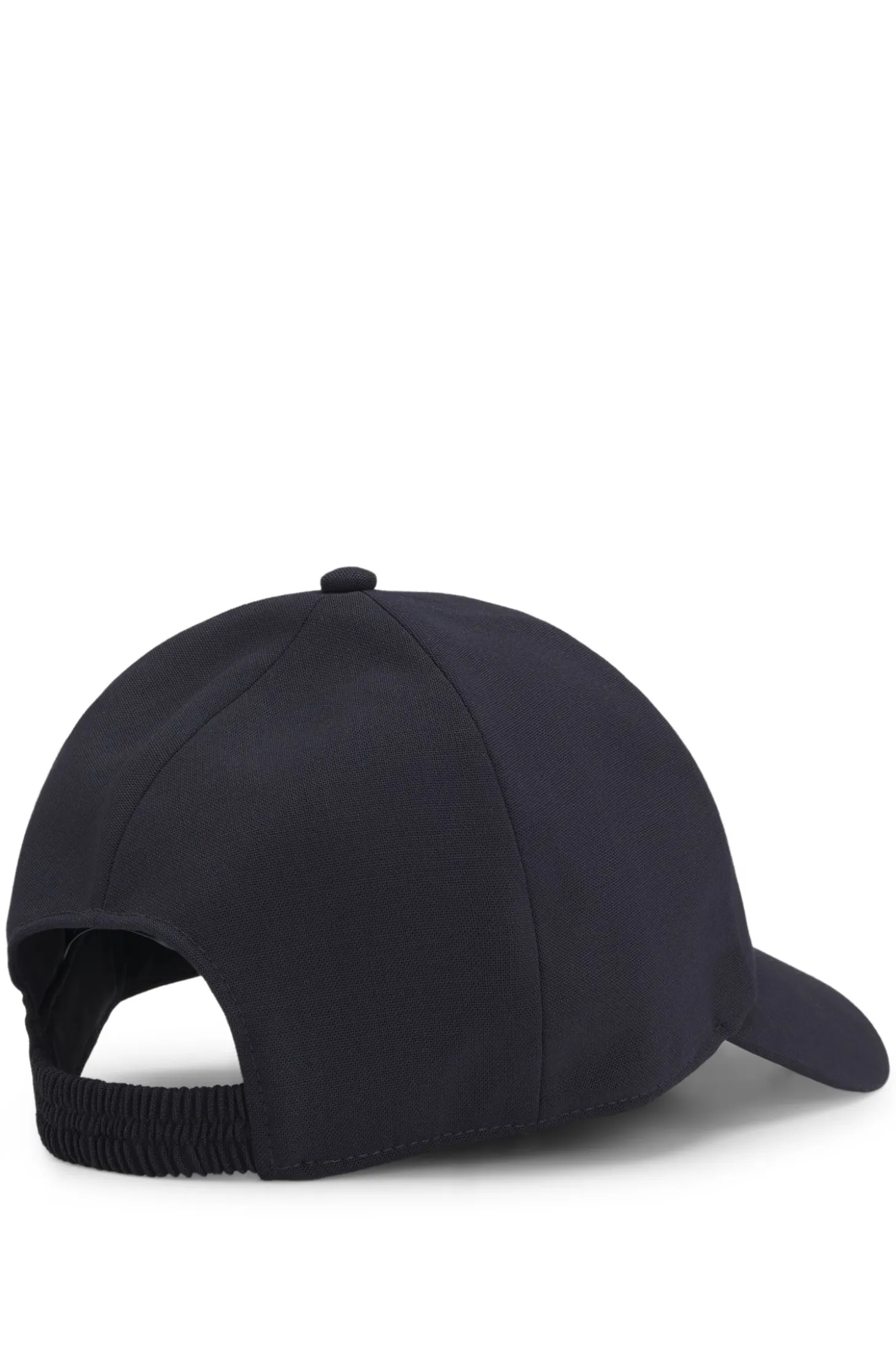 Cap aus Schurwolle mit Logo-Besatz