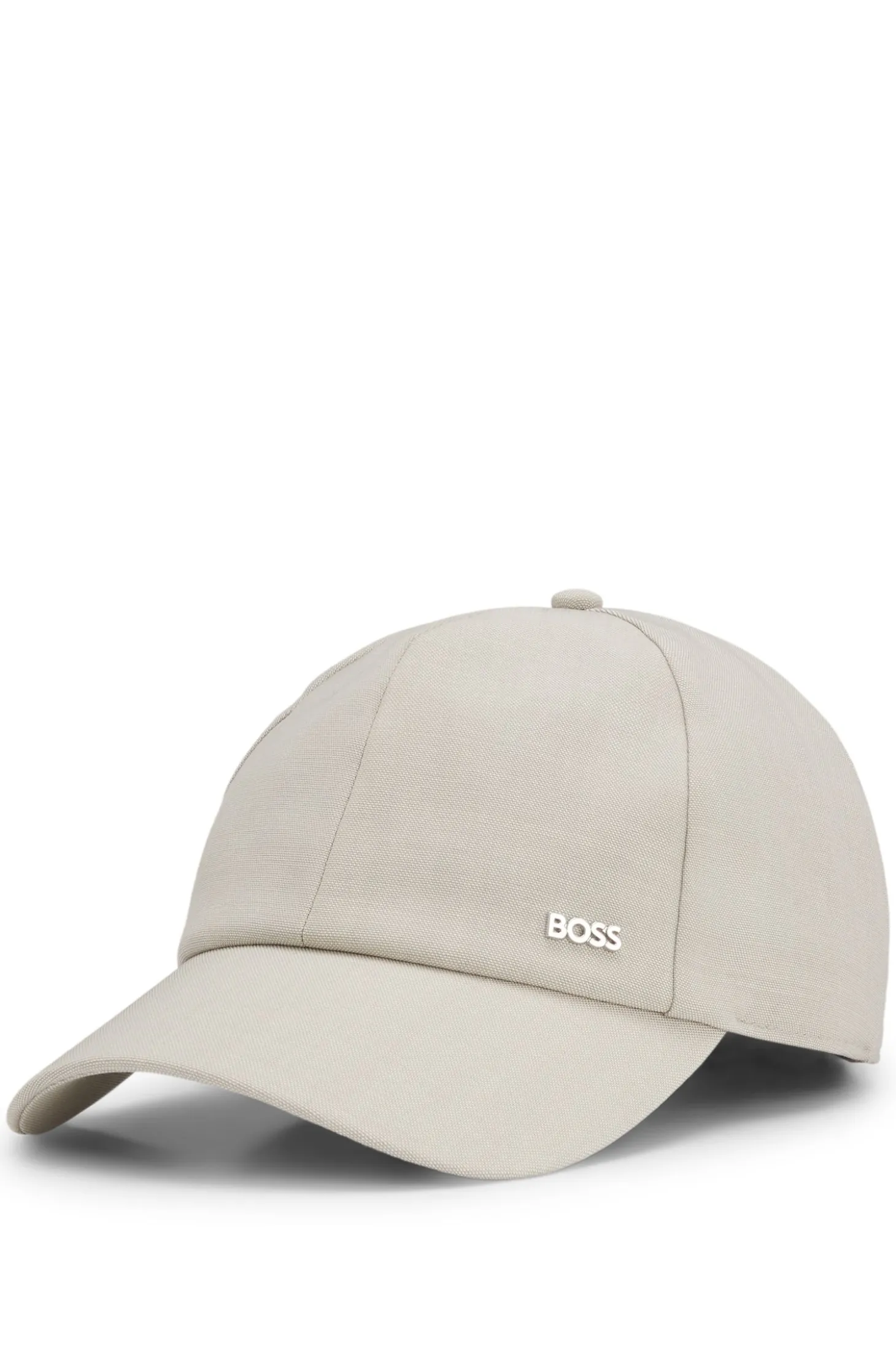 Cap aus Schurwolle mit Logo-Besatz