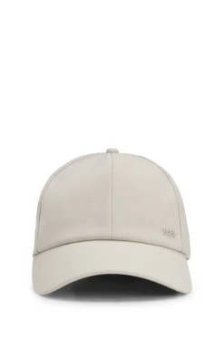 Cap aus Schurwolle mit Logo-Besatz