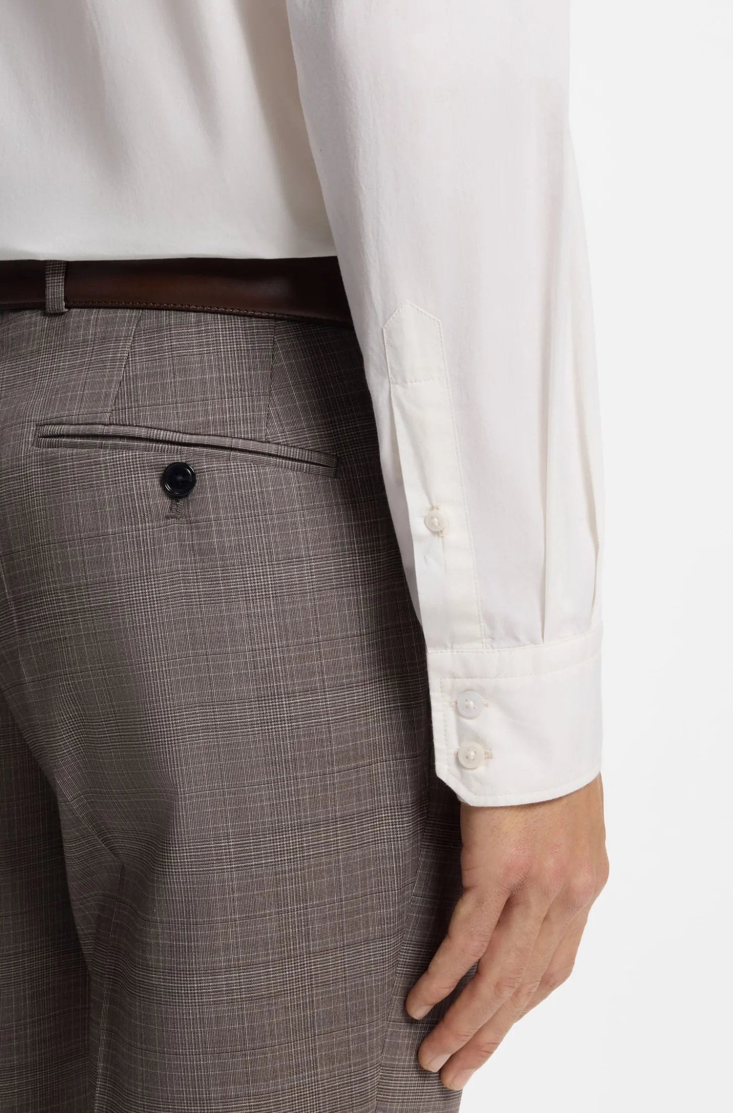 Casual-Fit Hemd im Heritage-Stil aus Baumwoll-Popeline